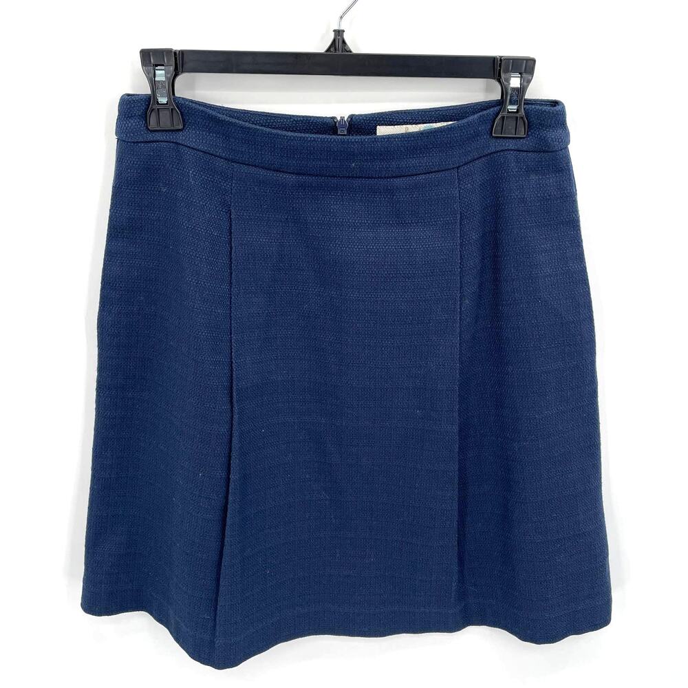 BODEN Kate A-Line Navy Ponte Skirt // 4R